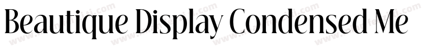 Beautique Display Condensed Medium字体转换